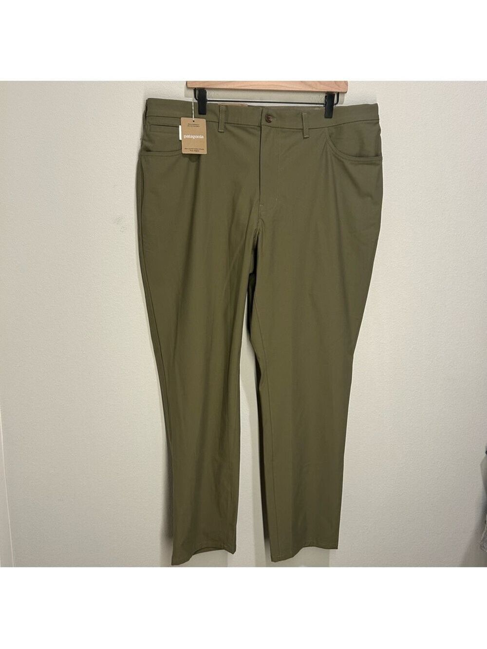 Patagonia Transit Traveler Pants Men’s 40×32 – Sage Khaki – Travel Stretch – NWT